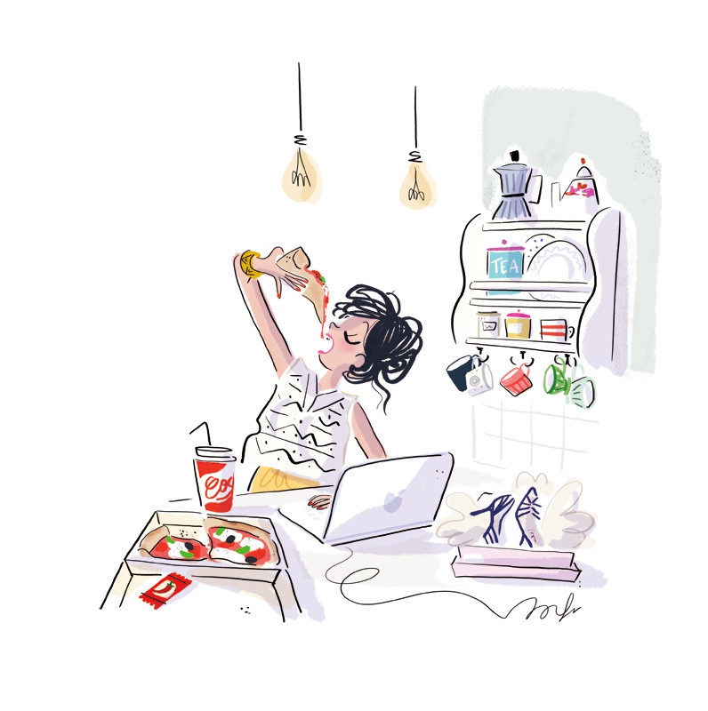 illustration magalie F pizza.jpg - Magalie F | Virginie